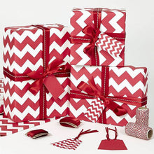 Load image into Gallery viewer, Red and White Themed Gift Wrapping