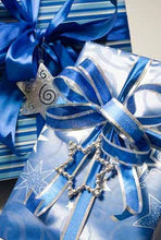 Load image into Gallery viewer, Blue and Silver Themed Gift Wrapping