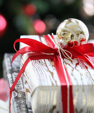 Load image into Gallery viewer, Red and Silver Themed Gift Wrapping
