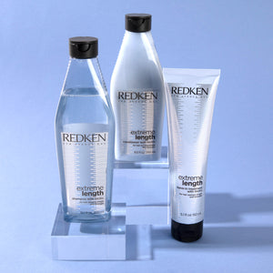 Redken Extreme Length Shampoo with Biotin to grow stronger healthier hair faster MB Salon ShopMBSalon.com