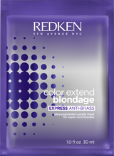 Load image into Gallery viewer, Redken Color Extend Blondage Express Anti-Brass Mask One-Time Use Packett MB Salon ShopMBSalon.com