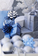 Load image into Gallery viewer, Blue and Silver Themed Gift Wrapping