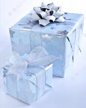 Load image into Gallery viewer, Blue and Silver Themed Gift Wrapping